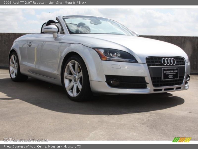 Light Silver Metallic / Black 2008 Audi TT 2.0T Roadster