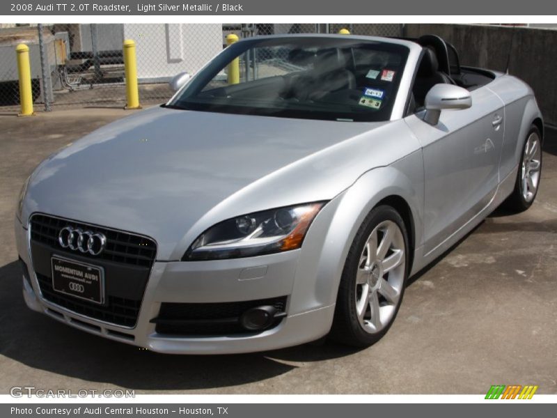 Light Silver Metallic / Black 2008 Audi TT 2.0T Roadster