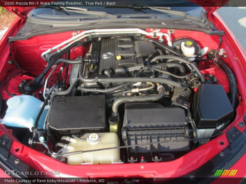 True Red / Black 2006 Mazda MX-5 Miata Touring Roadster