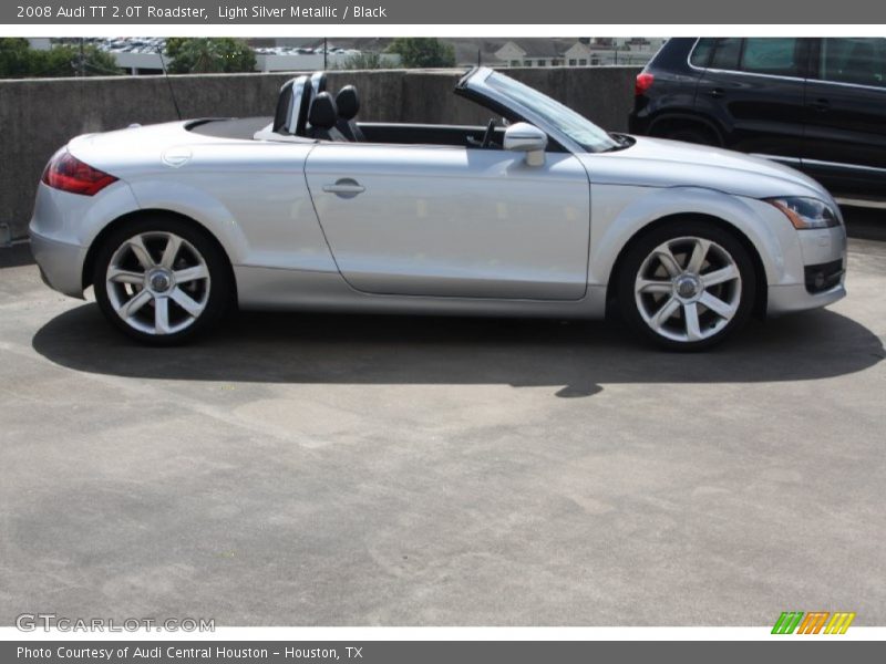 Light Silver Metallic / Black 2008 Audi TT 2.0T Roadster