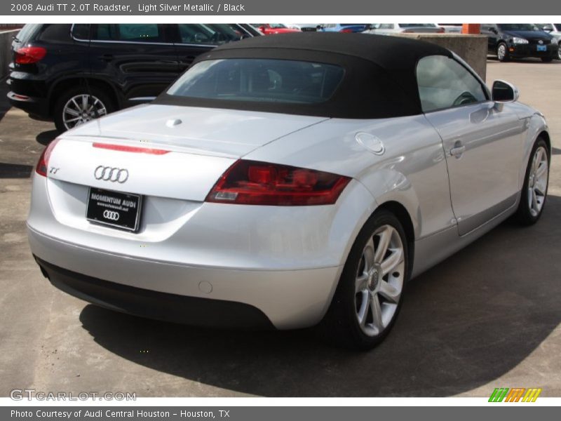 Light Silver Metallic / Black 2008 Audi TT 2.0T Roadster