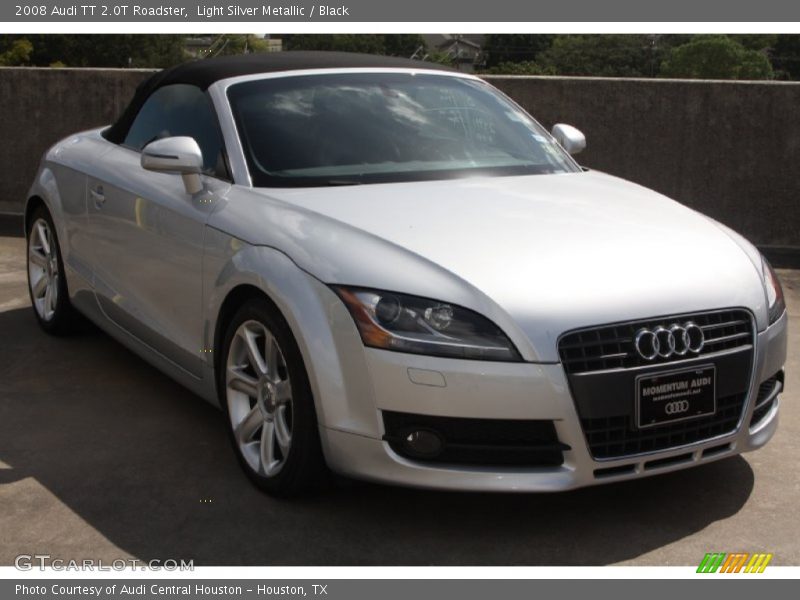 Light Silver Metallic / Black 2008 Audi TT 2.0T Roadster