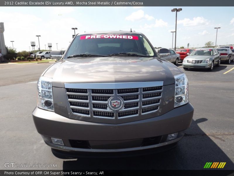 Mocha Steel Metallic / Cashmere/Cocoa 2012 Cadillac Escalade ESV Luxury AWD