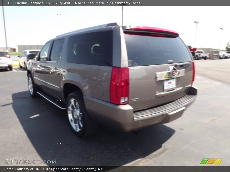 Mocha Steel Metallic / Cashmere/Cocoa 2012 Cadillac Escalade ESV Luxury AWD