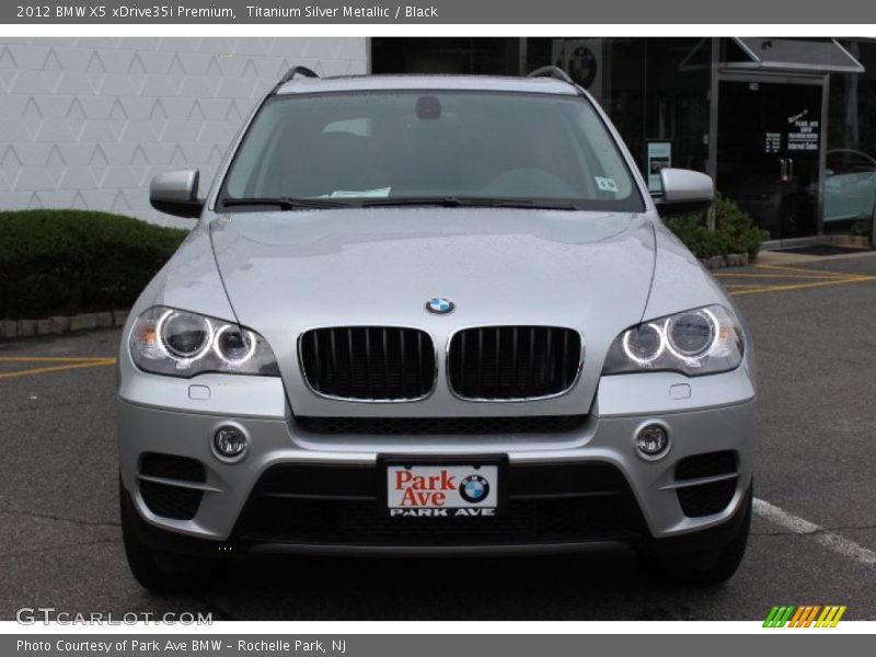 Titanium Silver Metallic / Black 2012 BMW X5 xDrive35i Premium
