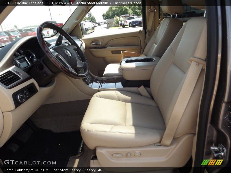 Mocha Steel Metallic / Cashmere/Cocoa 2012 Cadillac Escalade ESV Luxury AWD