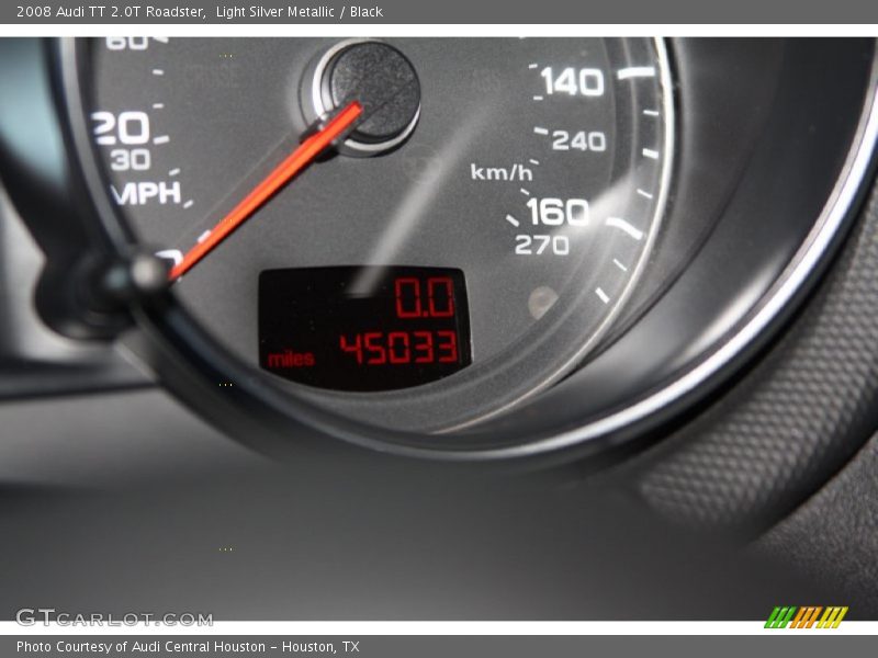 Light Silver Metallic / Black 2008 Audi TT 2.0T Roadster