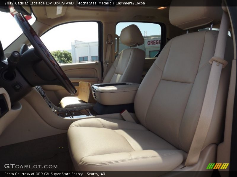 Mocha Steel Metallic / Cashmere/Cocoa 2012 Cadillac Escalade ESV Luxury AWD