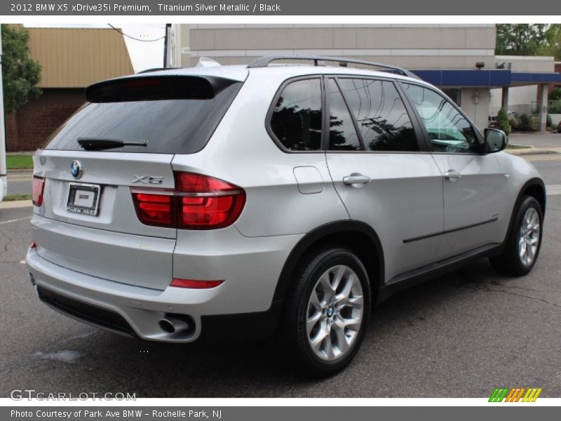 Titanium Silver Metallic / Black 2012 BMW X5 xDrive35i Premium