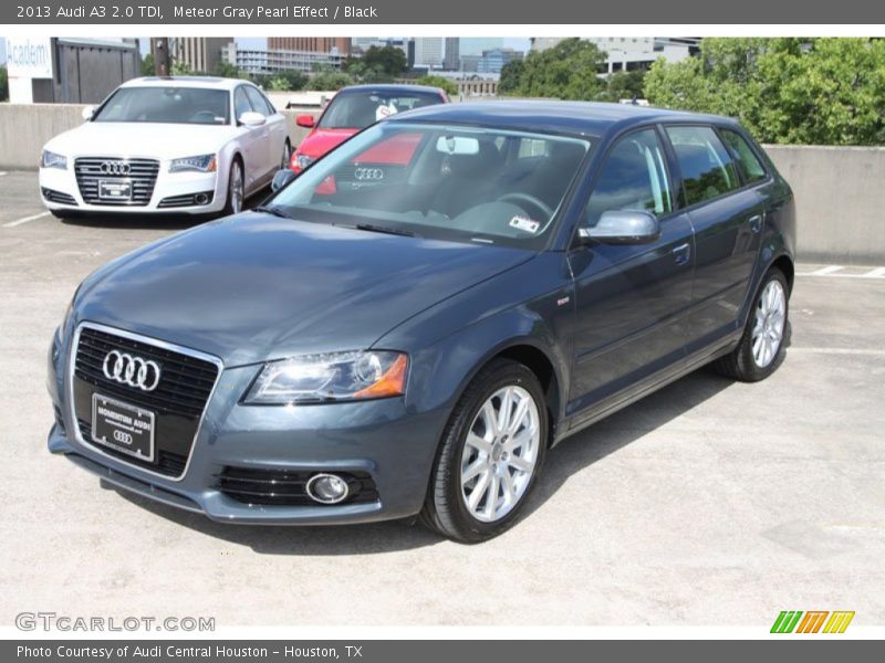 Meteor Gray Pearl Effect / Black 2013 Audi A3 2.0 TDI