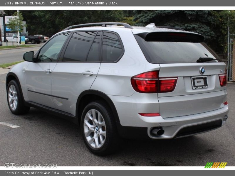 Titanium Silver Metallic / Black 2012 BMW X5 xDrive35i Premium