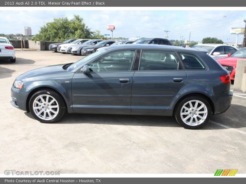 Meteor Gray Pearl Effect / Black 2013 Audi A3 2.0 TDI