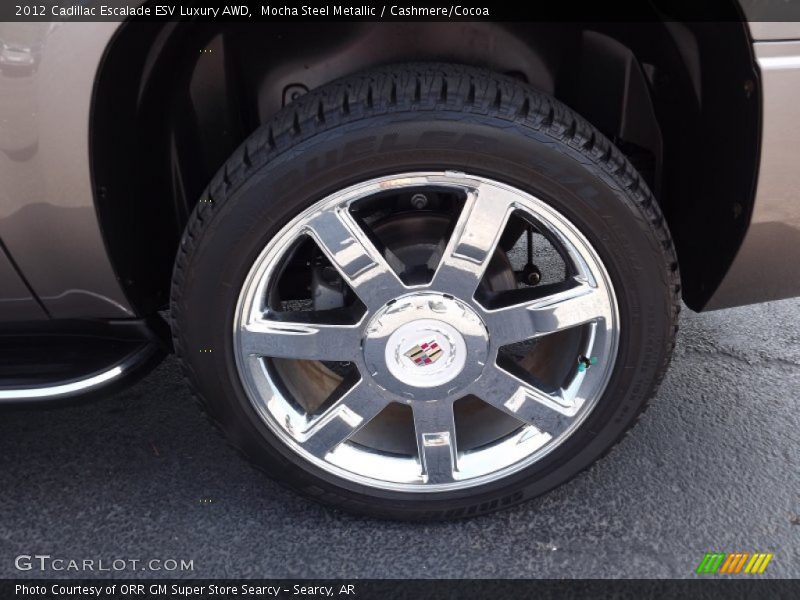 Mocha Steel Metallic / Cashmere/Cocoa 2012 Cadillac Escalade ESV Luxury AWD