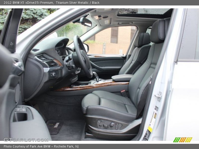 Titanium Silver Metallic / Black 2012 BMW X5 xDrive35i Premium