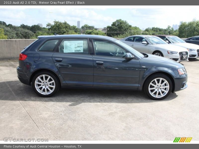 Meteor Gray Pearl Effect / Black 2013 Audi A3 2.0 TDI