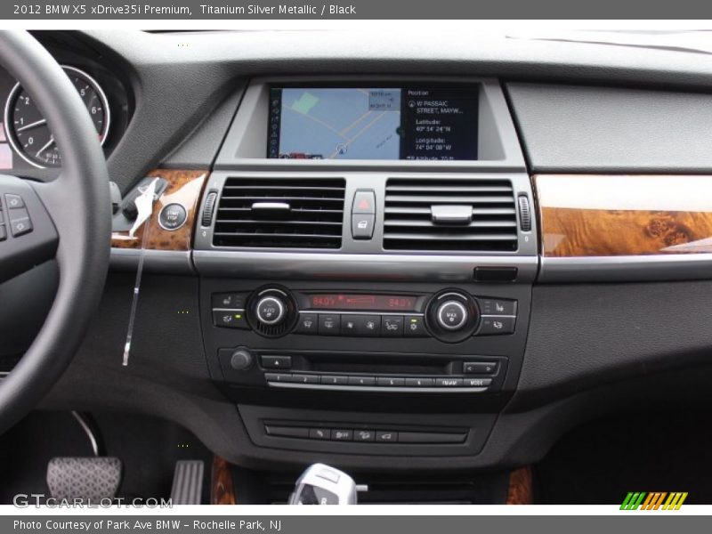 Titanium Silver Metallic / Black 2012 BMW X5 xDrive35i Premium