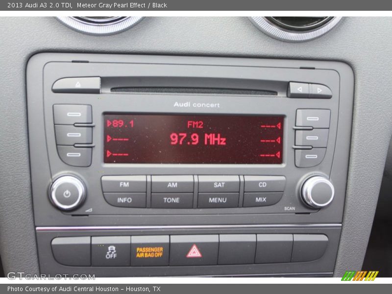 Audio System of 2013 A3 2.0 TDI