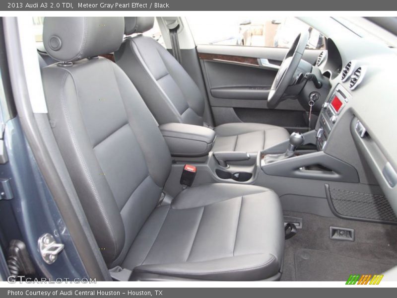 Meteor Gray Pearl Effect / Black 2013 Audi A3 2.0 TDI