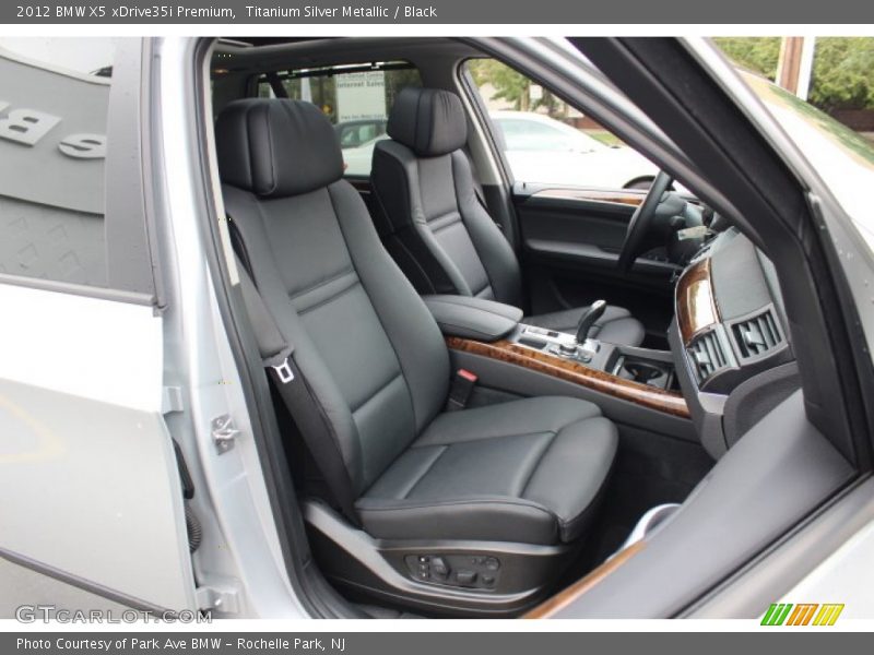 Titanium Silver Metallic / Black 2012 BMW X5 xDrive35i Premium