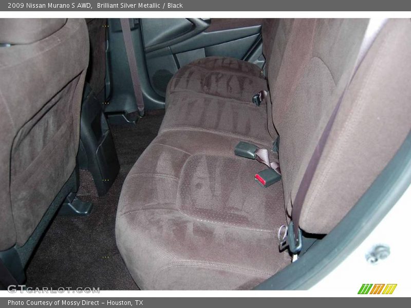 Brilliant Silver Metallic / Black 2009 Nissan Murano S AWD