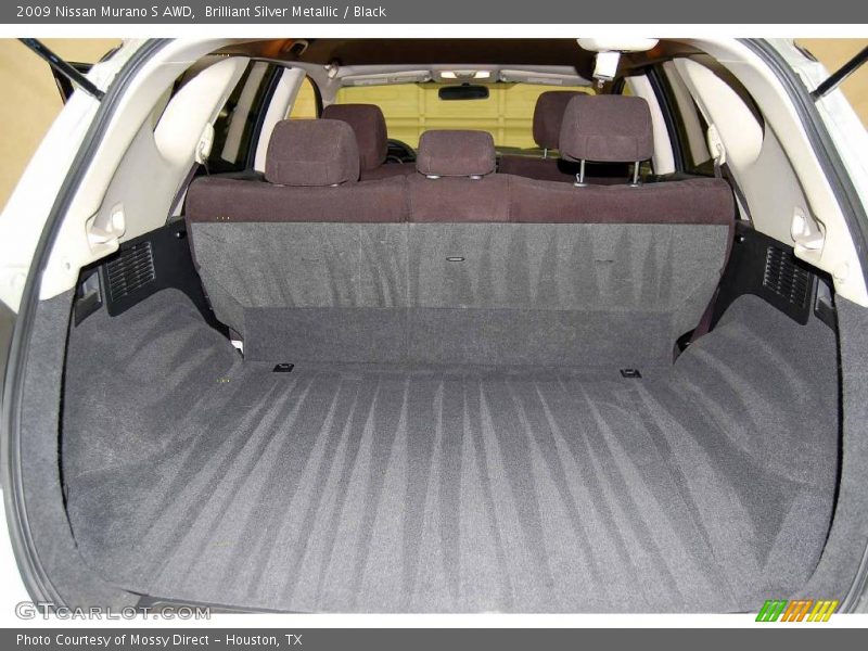 Brilliant Silver Metallic / Black 2009 Nissan Murano S AWD