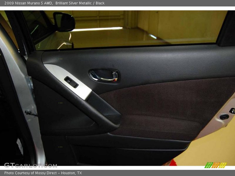 Brilliant Silver Metallic / Black 2009 Nissan Murano S AWD