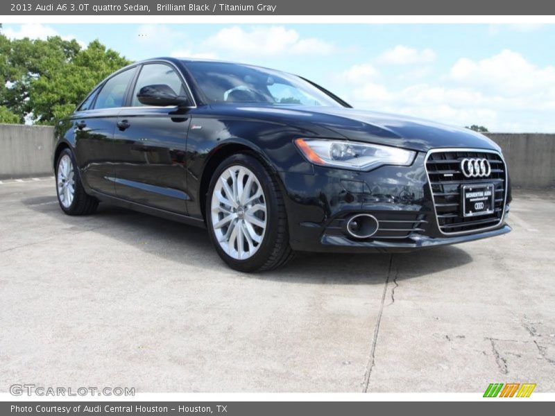 Brilliant Black / Titanium Gray 2013 Audi A6 3.0T quattro Sedan