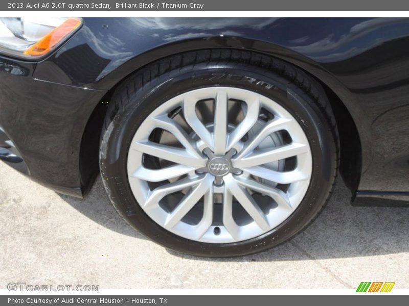 Brilliant Black / Titanium Gray 2013 Audi A6 3.0T quattro Sedan