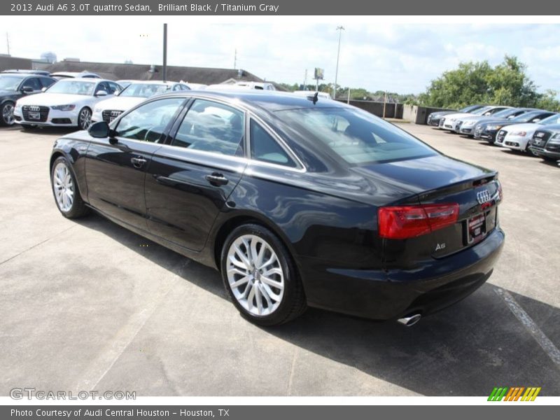Brilliant Black / Titanium Gray 2013 Audi A6 3.0T quattro Sedan