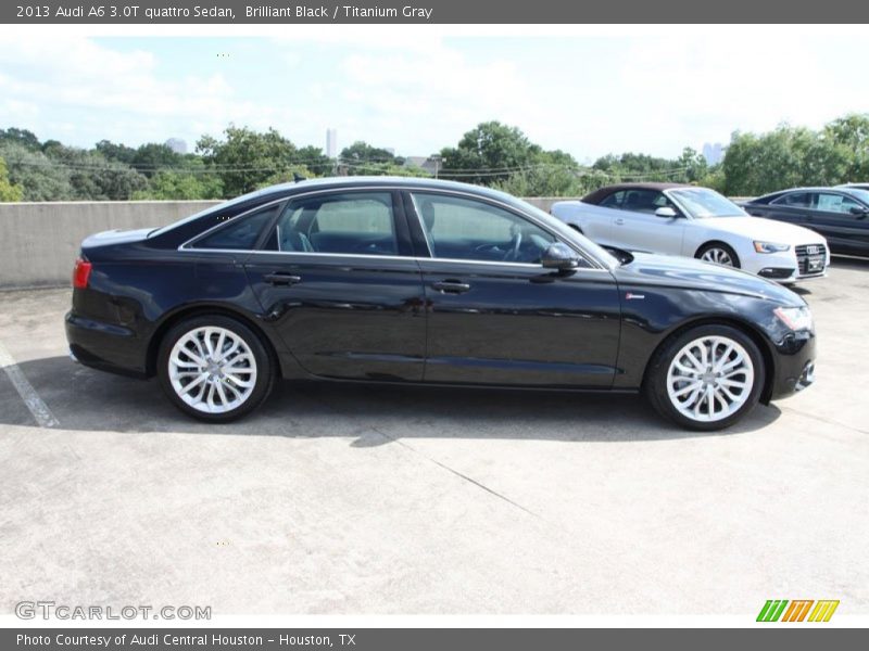 Brilliant Black / Titanium Gray 2013 Audi A6 3.0T quattro Sedan