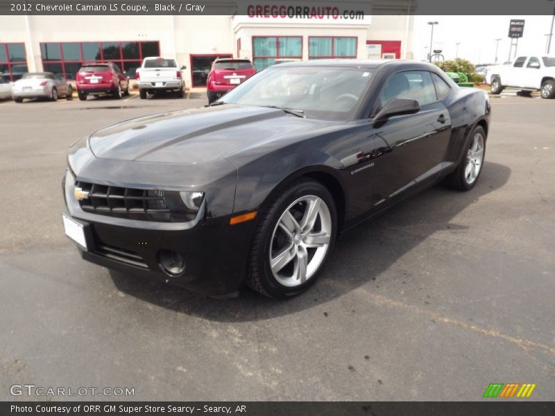 Black / Gray 2012 Chevrolet Camaro LS Coupe