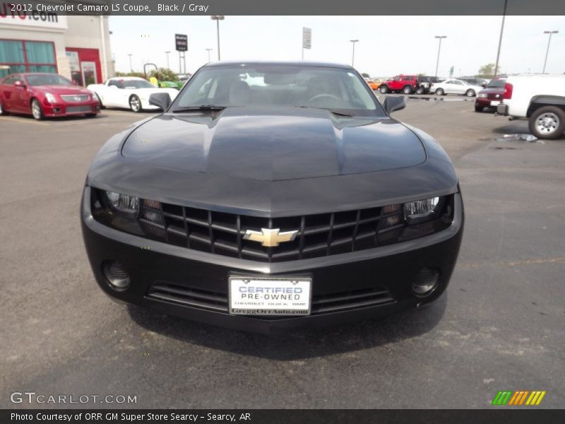 Black / Gray 2012 Chevrolet Camaro LS Coupe