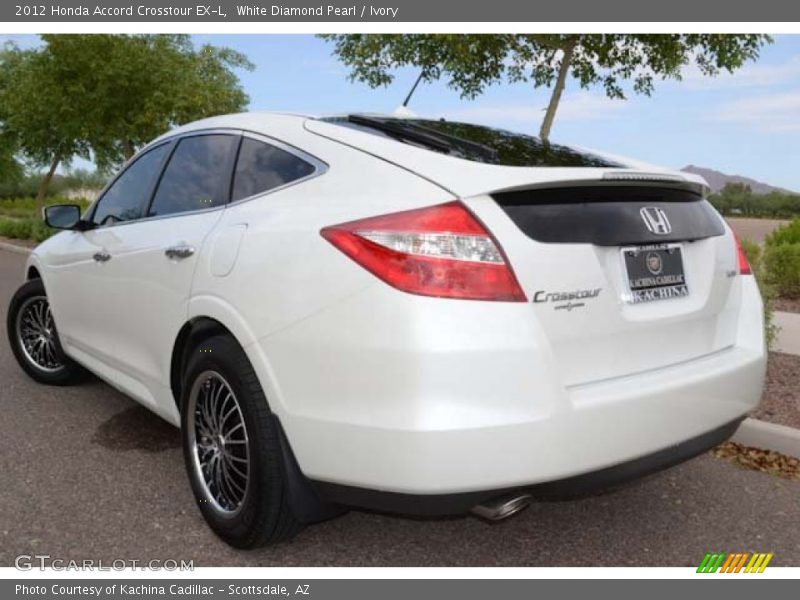 White Diamond Pearl / Ivory 2012 Honda Accord Crosstour EX-L