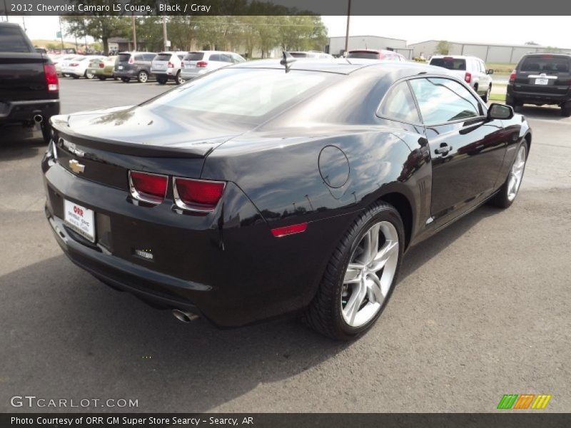 Black / Gray 2012 Chevrolet Camaro LS Coupe