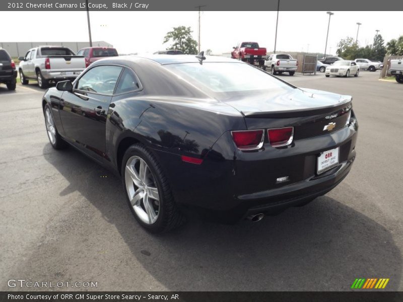 Black / Gray 2012 Chevrolet Camaro LS Coupe