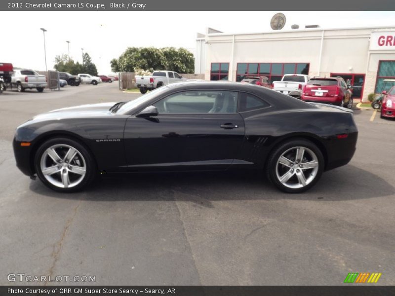 Black / Gray 2012 Chevrolet Camaro LS Coupe