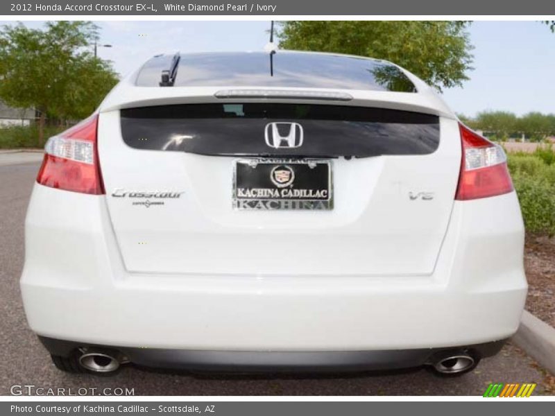 White Diamond Pearl / Ivory 2012 Honda Accord Crosstour EX-L