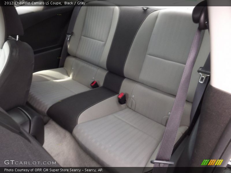 Rear Seat of 2012 Camaro LS Coupe