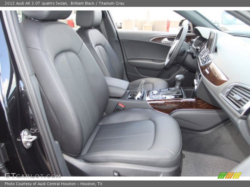 Brilliant Black / Titanium Gray 2013 Audi A6 3.0T quattro Sedan