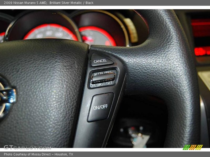 Brilliant Silver Metallic / Black 2009 Nissan Murano S AWD