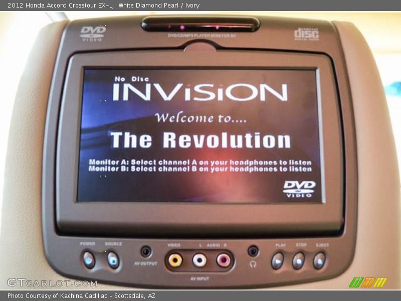 White Diamond Pearl / Ivory 2012 Honda Accord Crosstour EX-L