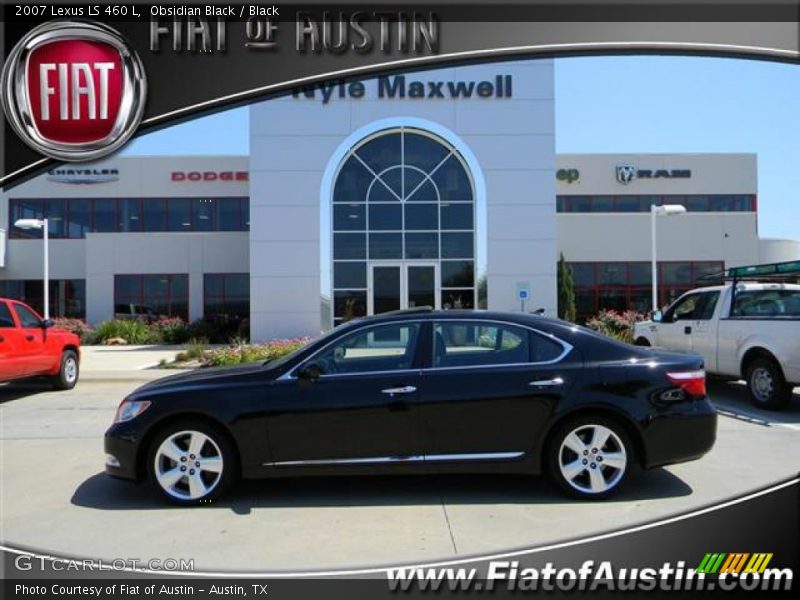 Obsidian Black / Black 2007 Lexus LS 460 L