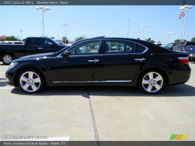 Obsidian Black / Black 2007 Lexus LS 460 L