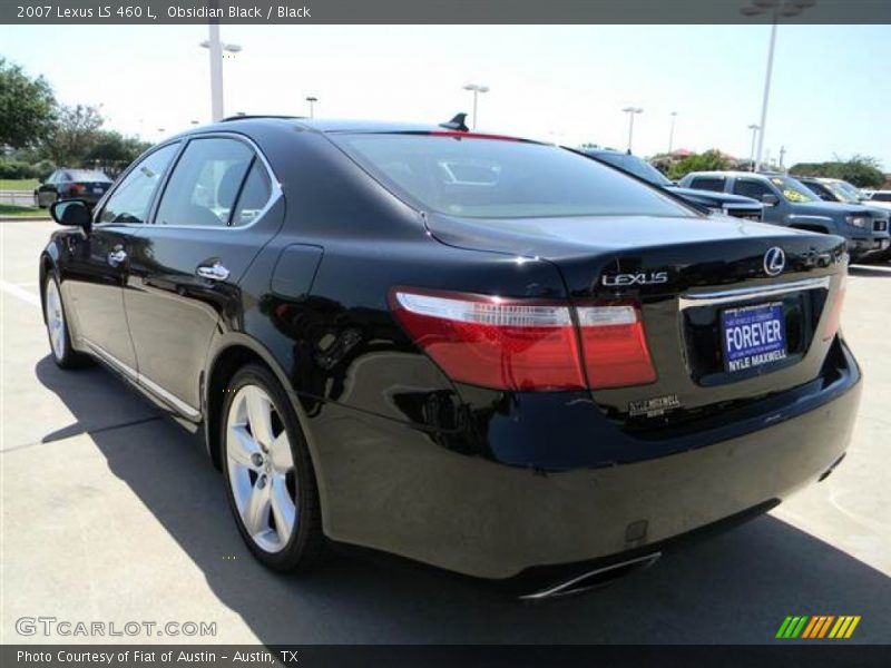 Obsidian Black / Black 2007 Lexus LS 460 L