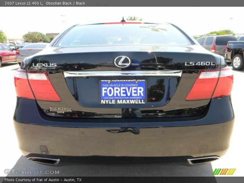 Obsidian Black / Black 2007 Lexus LS 460 L