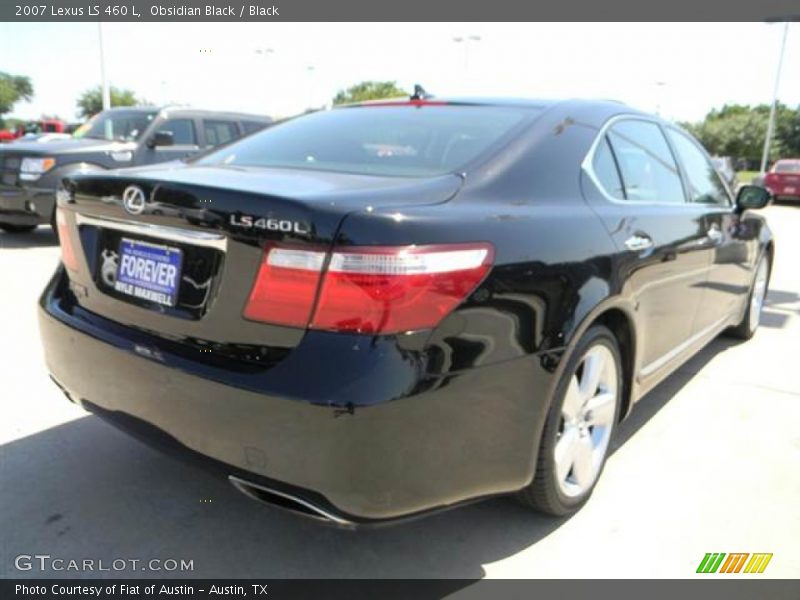 Obsidian Black / Black 2007 Lexus LS 460 L
