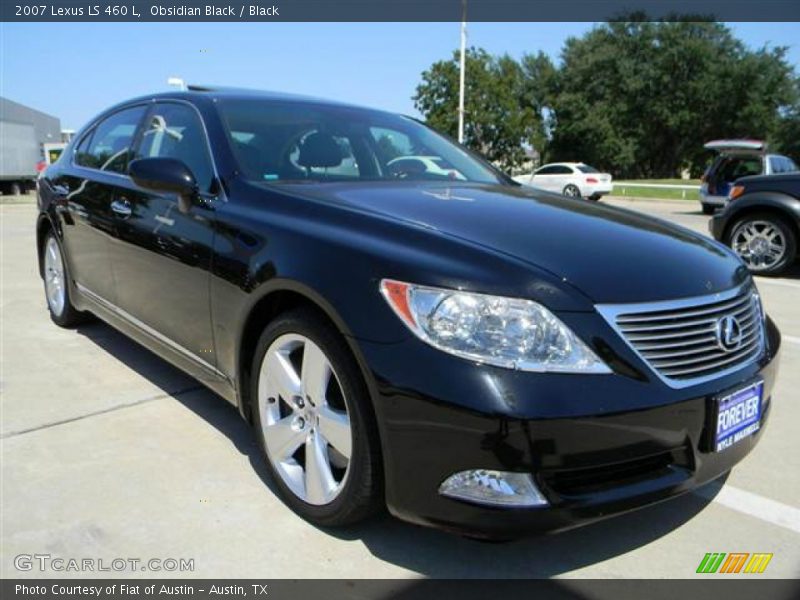 Obsidian Black / Black 2007 Lexus LS 460 L