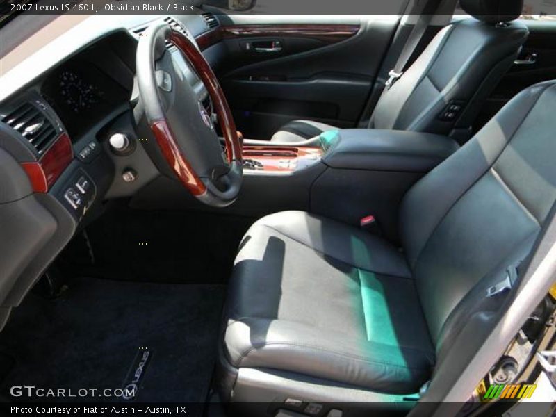 Obsidian Black / Black 2007 Lexus LS 460 L