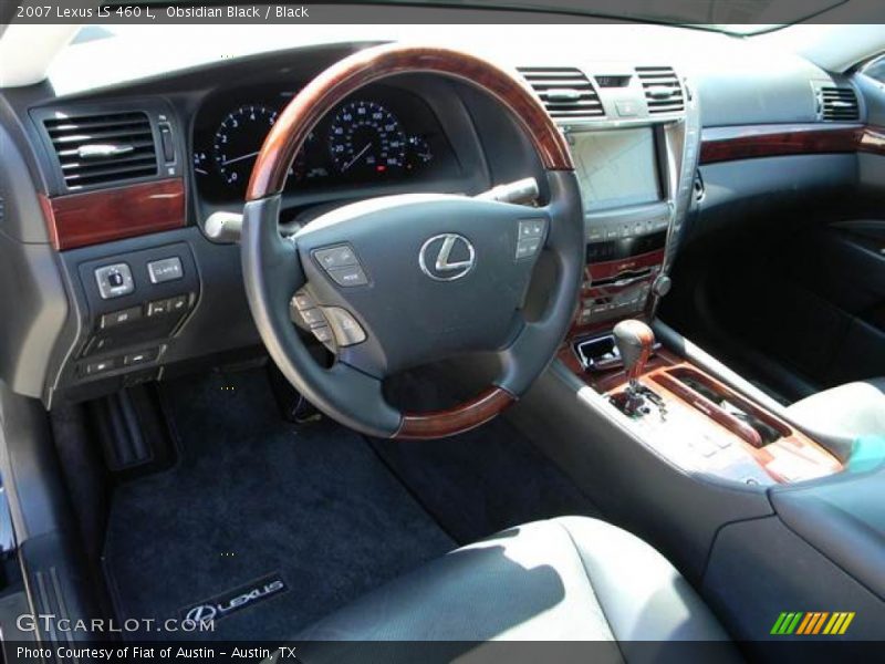 Obsidian Black / Black 2007 Lexus LS 460 L