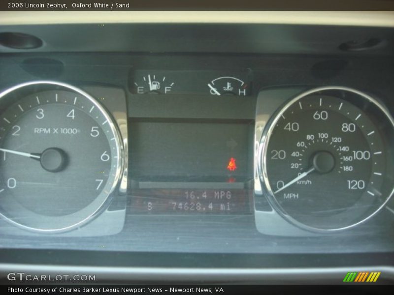  2006 Zephyr   Gauges